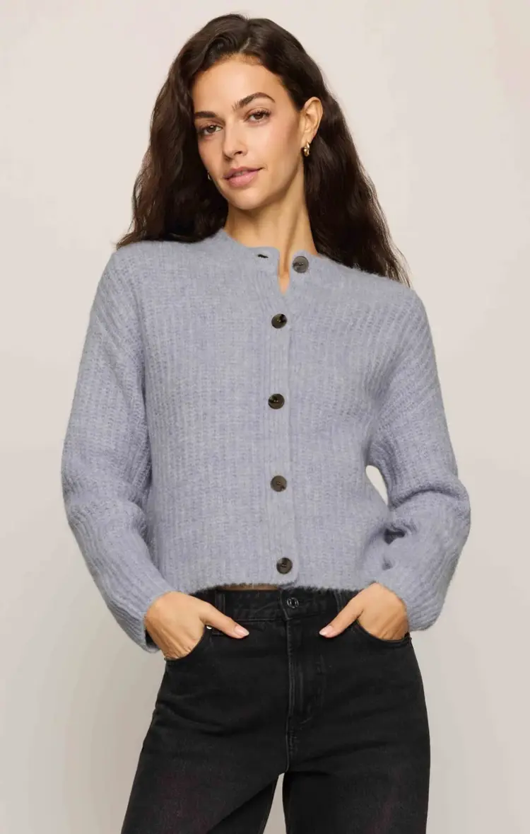 Z Supply Rosemont Cardigan Silverlake