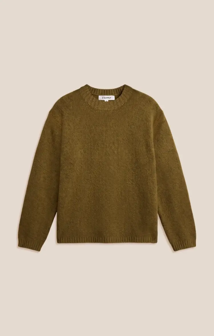 Z Supply Chill Mode Sweater Golden Sage