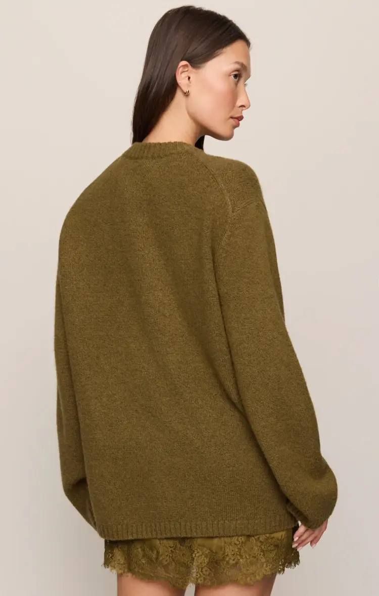 Z Supply Chill Mode Sweater Golden Sage