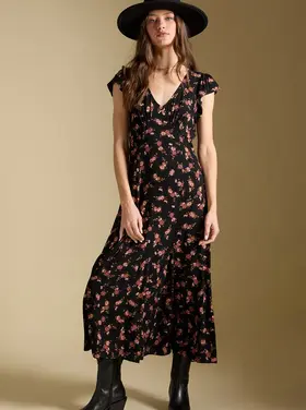 Saltwater Luxe Tayler Midi Dress Black