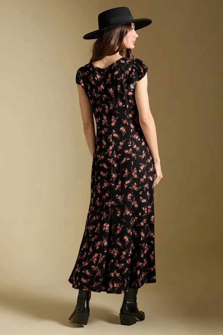 Saltwater Luxe Tayler Midi Dress Black