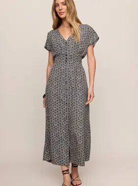 Z Supply Sanna Iris Floral Midi Dress