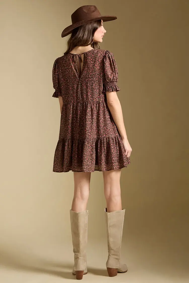 Saltwater Luxe Ginna Mini Dress Mocha