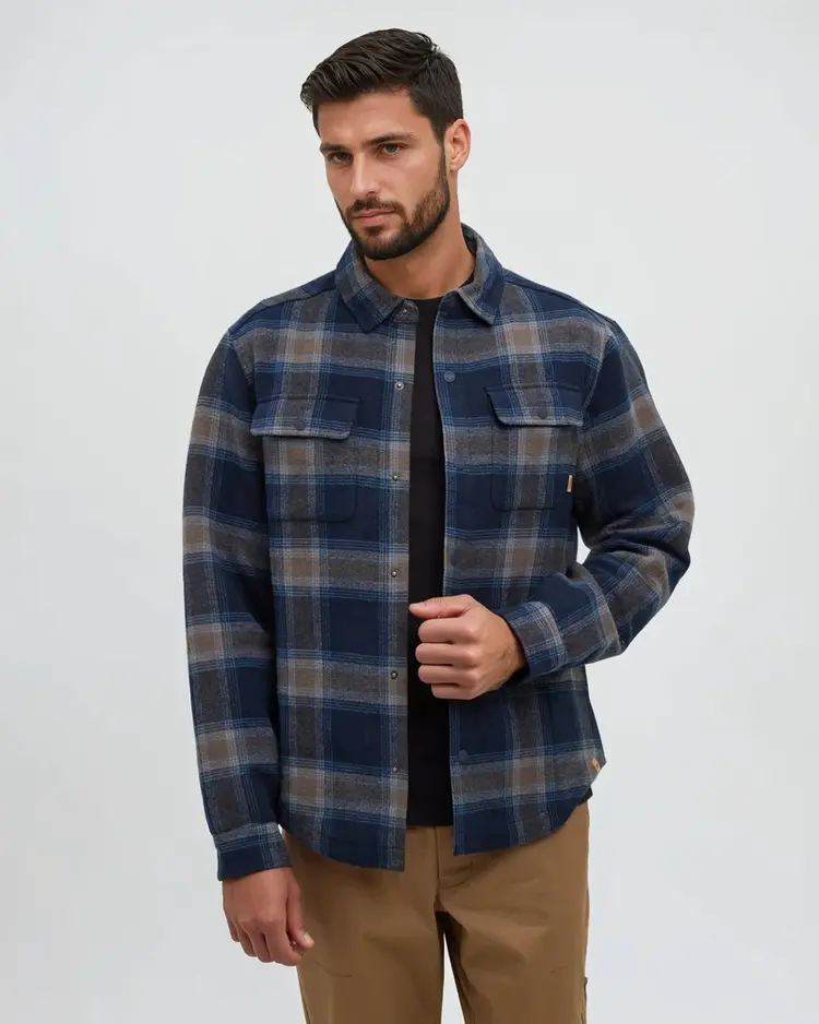 Ten Tree Willingdon Jacket Midnight Blue/Lumber