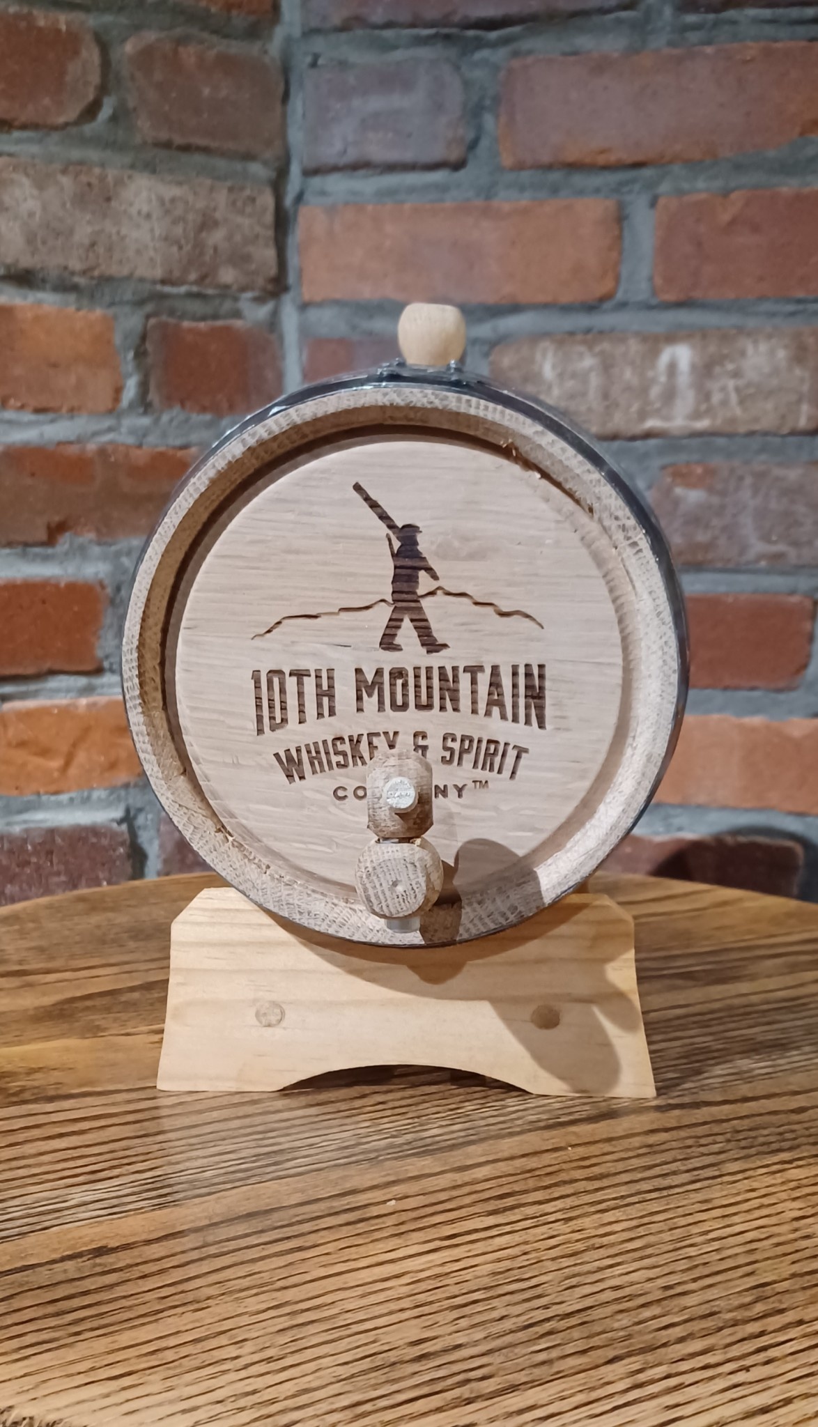 10th Mountain Whiskey & Spirit Co. 3 Liter Whiskey Barrel