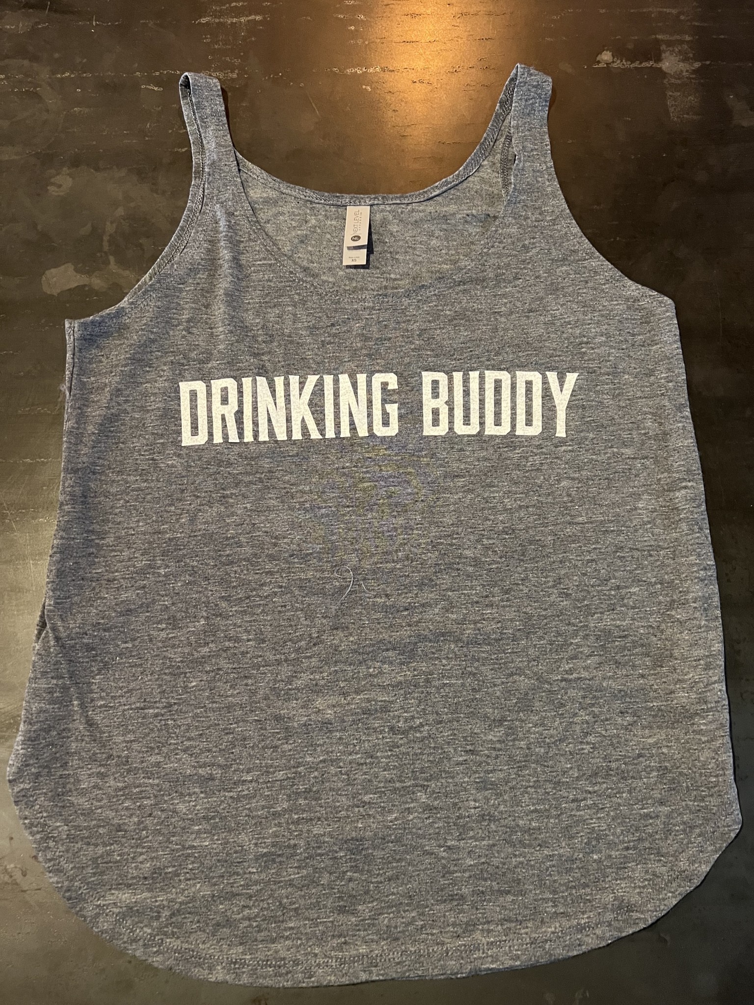 Women's Tank Grey - Drinking Buddy S