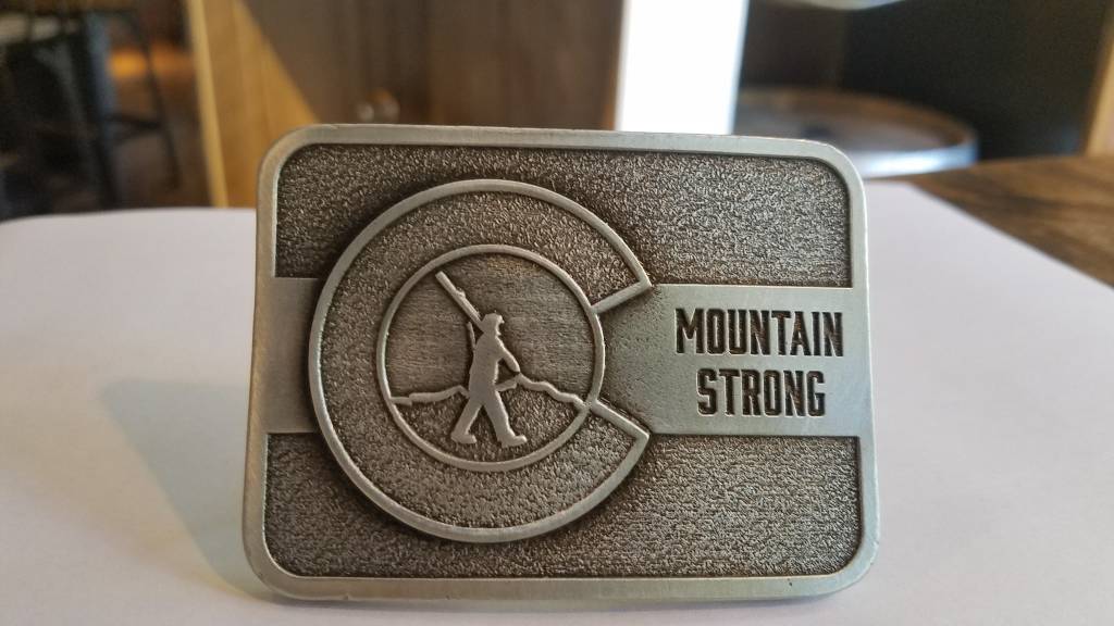 mountain belt buckle