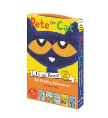 HarperCollins Pete the Cat: Big Reading Adventures (I Can Read!, Lvl Pre-1, 5 Books)
