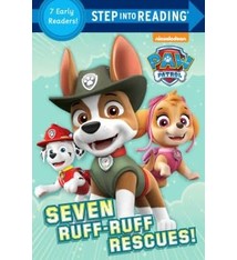 Random House Books for Young Readers Paw Patrol: Seven Ruff-Ruff Rescues! (Step-into-Reading, 7-in-1 Book)