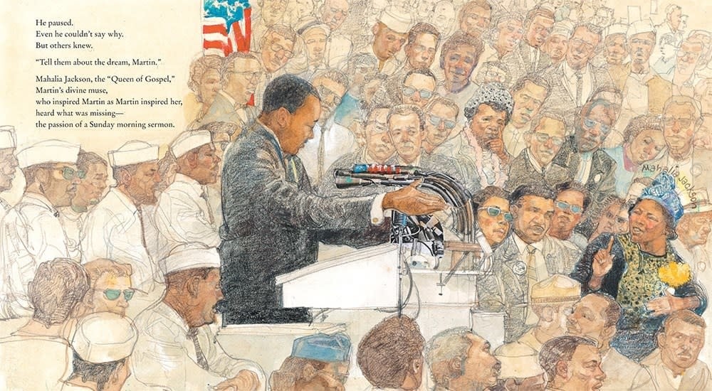 Neal Porter Books A Place to Land: Martin Luther King Jr. and the Speech that Inspired a Nation