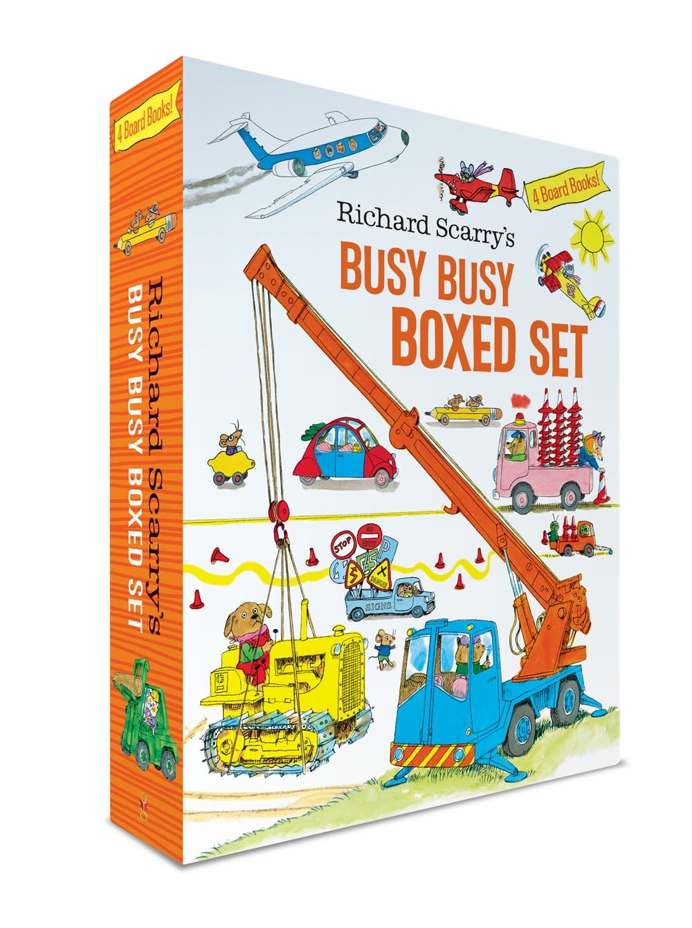 Golden Books Richard Scarry's Busy Busy Boxed Set (4 Books)