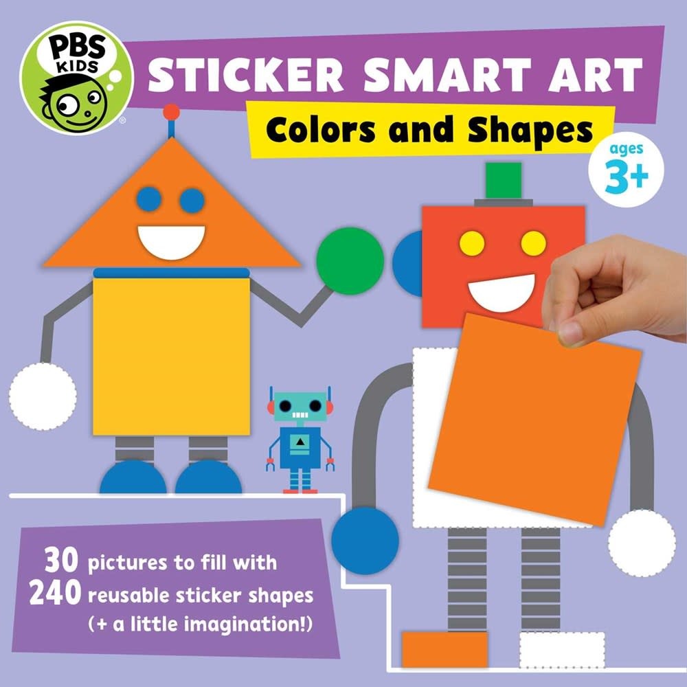 Downtown Bookworks PBS Kids Sticker Smart Art: Colors and Shapes