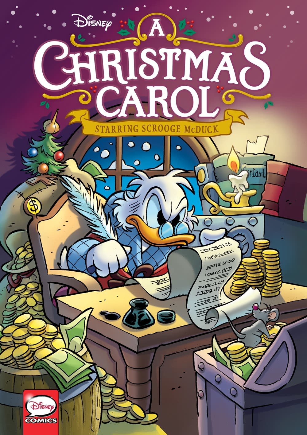 Disney A Christmas Carol Starring Scrooge Mcduck Graphic Novel Linden Tree Books Los Altos Ca