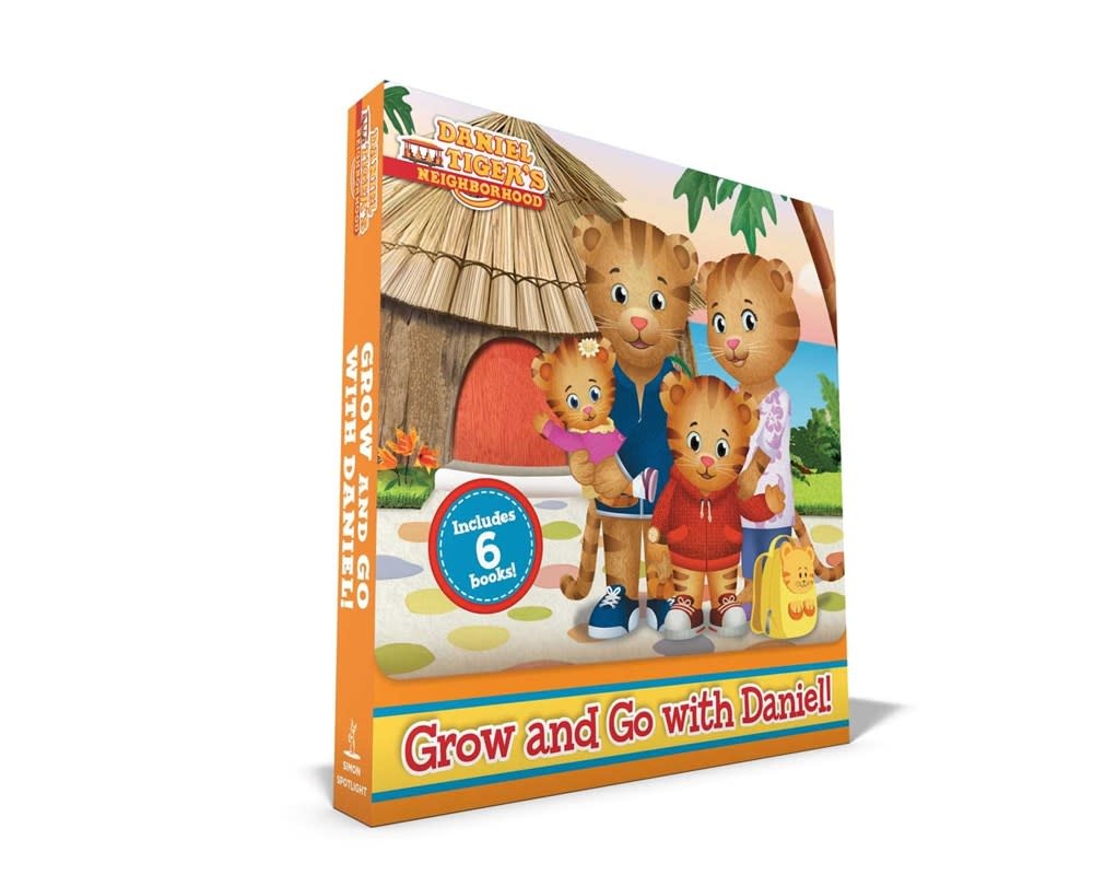 Simon Spotlight Daniel Tiger: Grow and Go with Daniel! Story Box (6 Books)