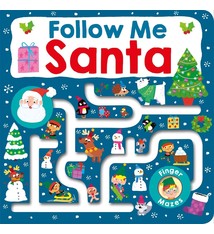 Priddy Books Maze Book: Follow Me Santa