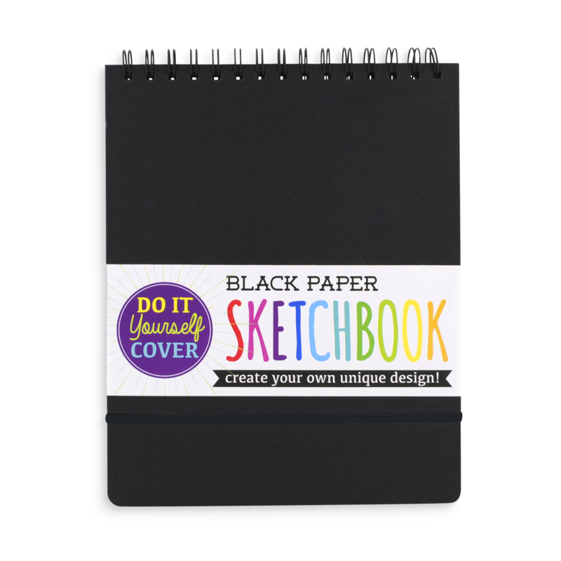 Ooly Small DIY Sketchbook: Black Paper