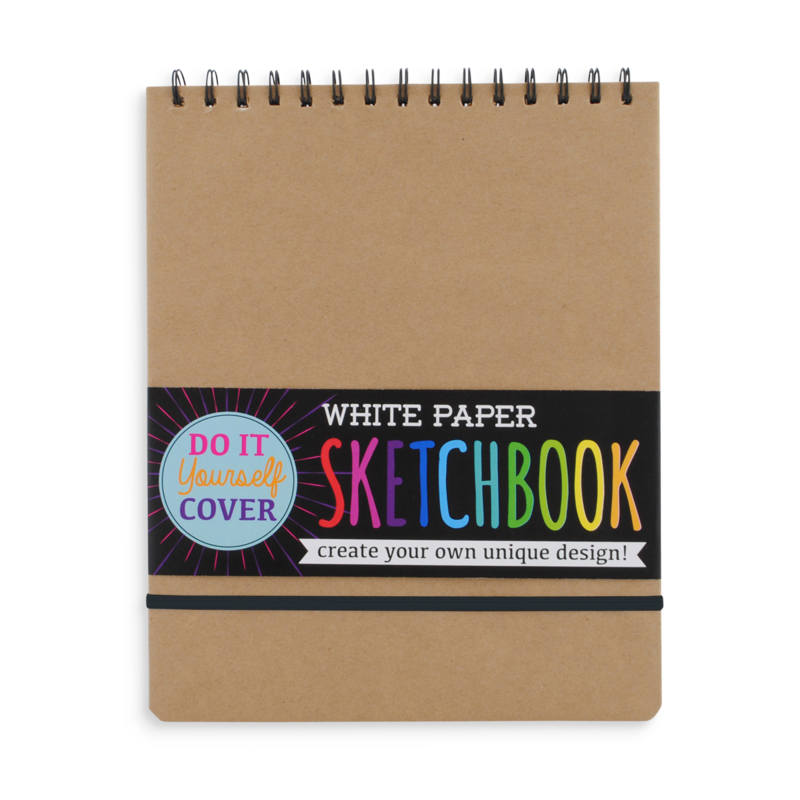 Ooly Large DIY Sketchbook: White Paper