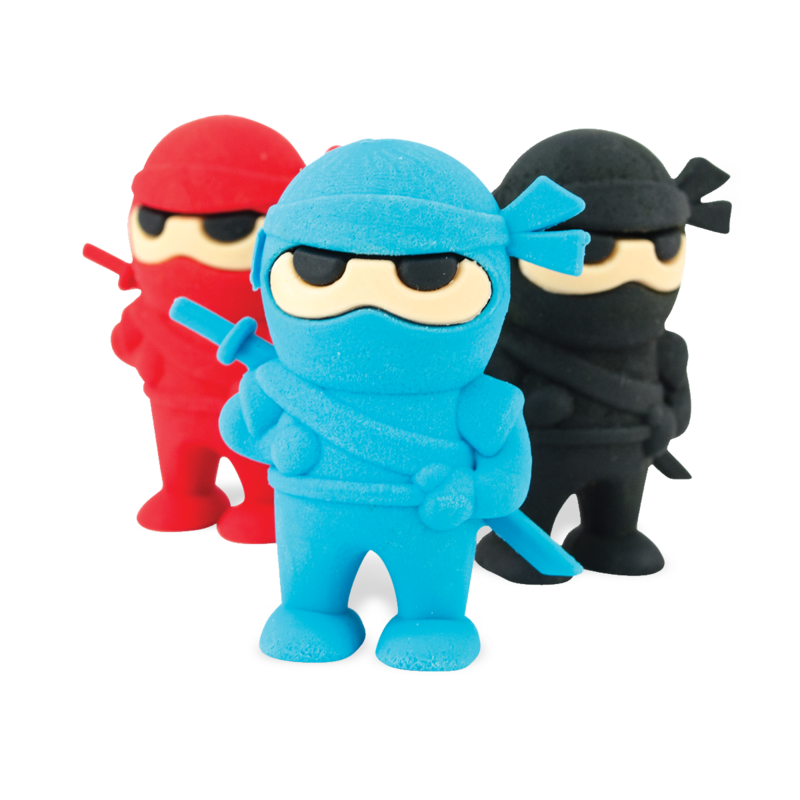 Ooly Ninja Erasers (Set of 3)