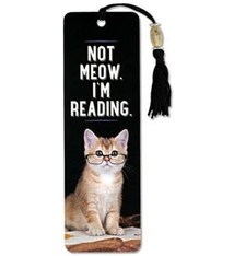 Not Meow. I'm Reading (Beaded Bookmarks)