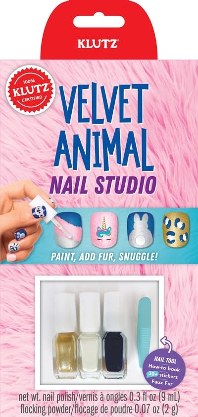 Klutz Velvet Animal Nail Studio