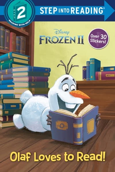RH/Disney Disney Frozen 2: Olaf Loves to Read! (Step-into-Reading, Lvl 2)