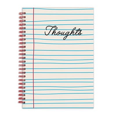 Galison Thoughts 6 x 8" Wire-O Journal