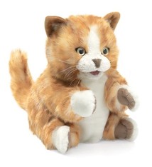 Folkmanis Orange Tabby Kitten (Medium Puppet)