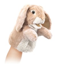 Folkmanis Little Lop Rabbit (Small Puppet)