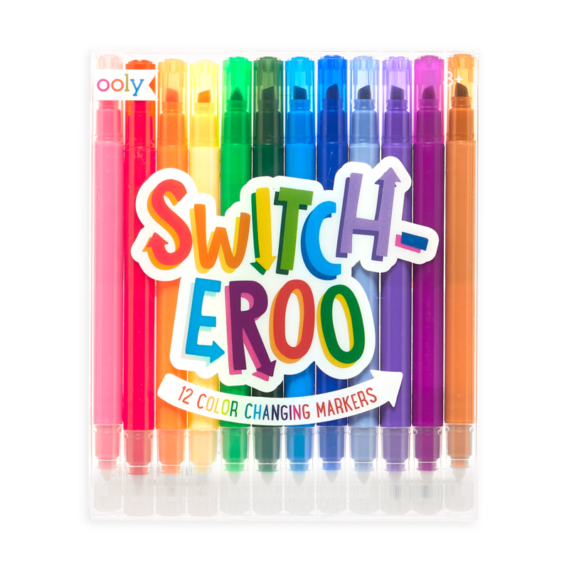 Ooly Switch-eroo Color Changing Markers (Set of 12)