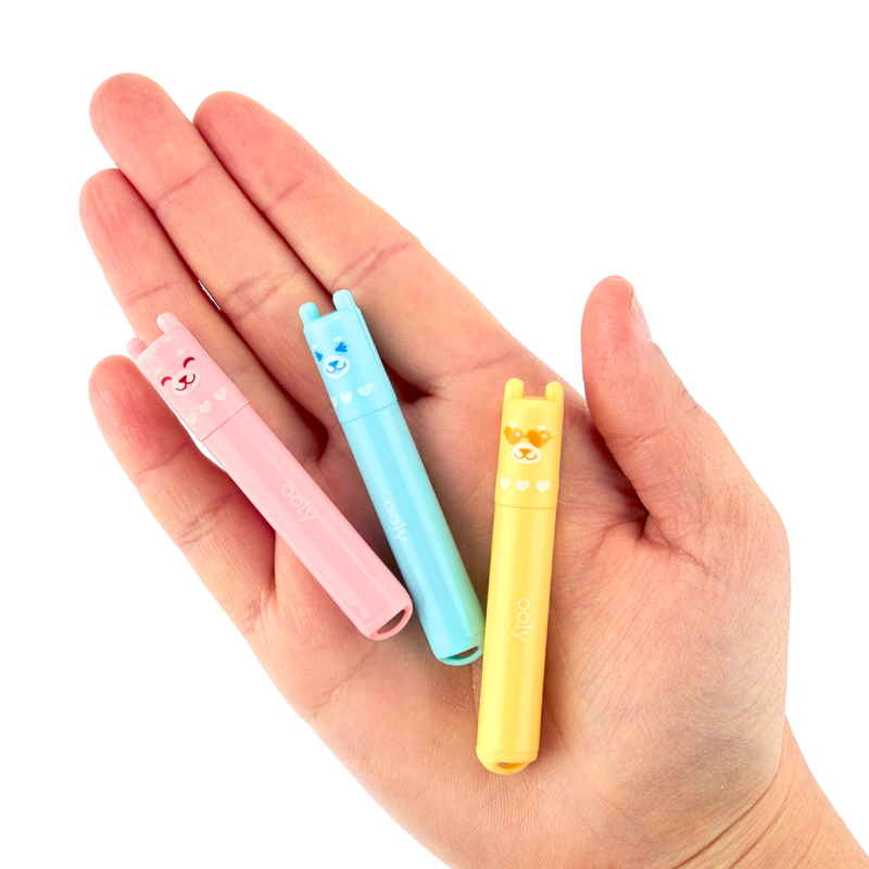 Ooly Beary Sweet Mini Scented Neon Highlighters (Set of 6)