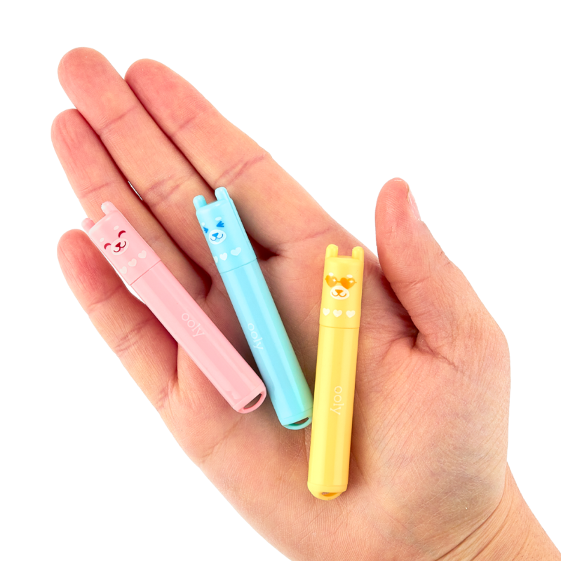 Ooly Beary Sweet Mini Scented Neon Highlighters (Set of 6)