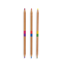 2-of-a-Kind Double-Ended Colored Pencils (Set of 12)