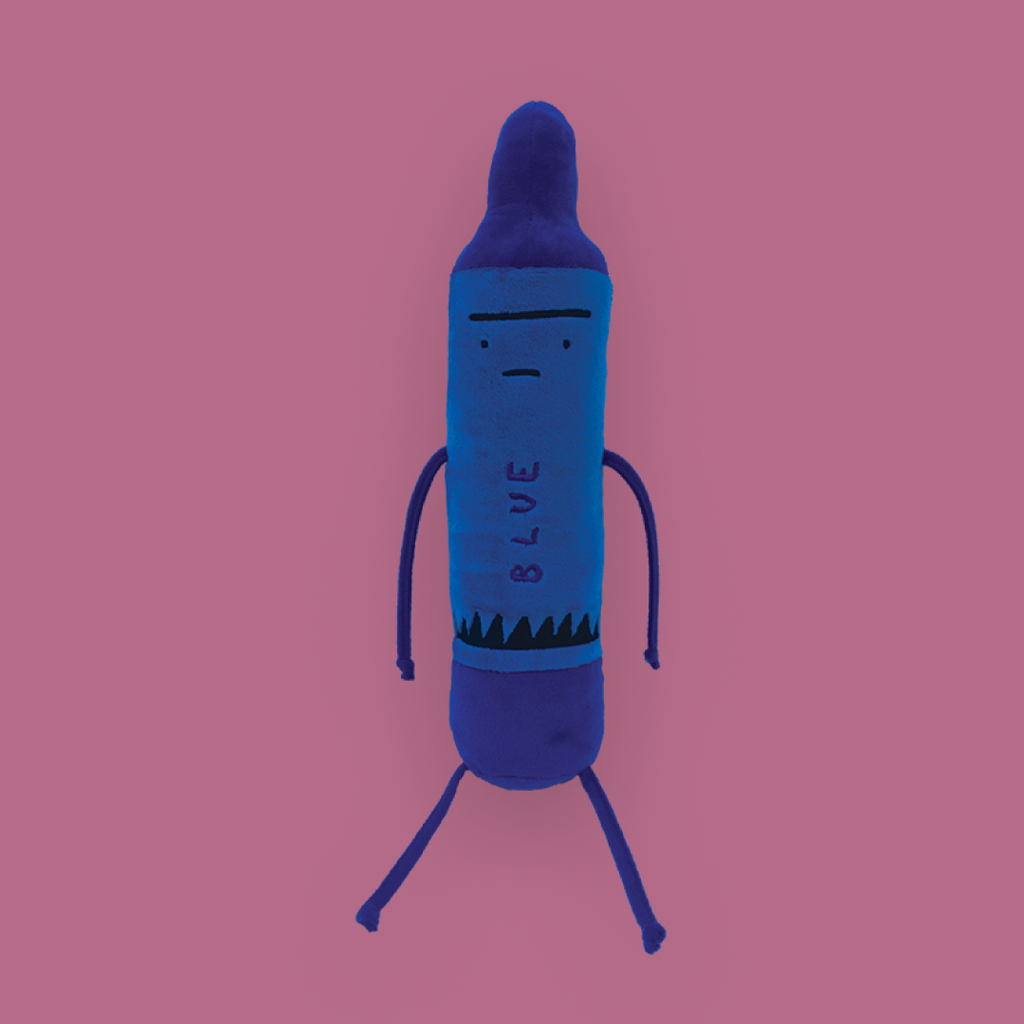 The Day the Crayons Quit Plush (12" Blue)