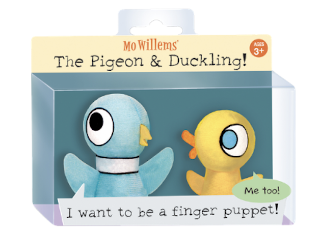 Pigeon and Duckling Finger Puppets