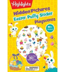 Highlights Press Easter Hidden Pictures Puffy Sticker Playscenes