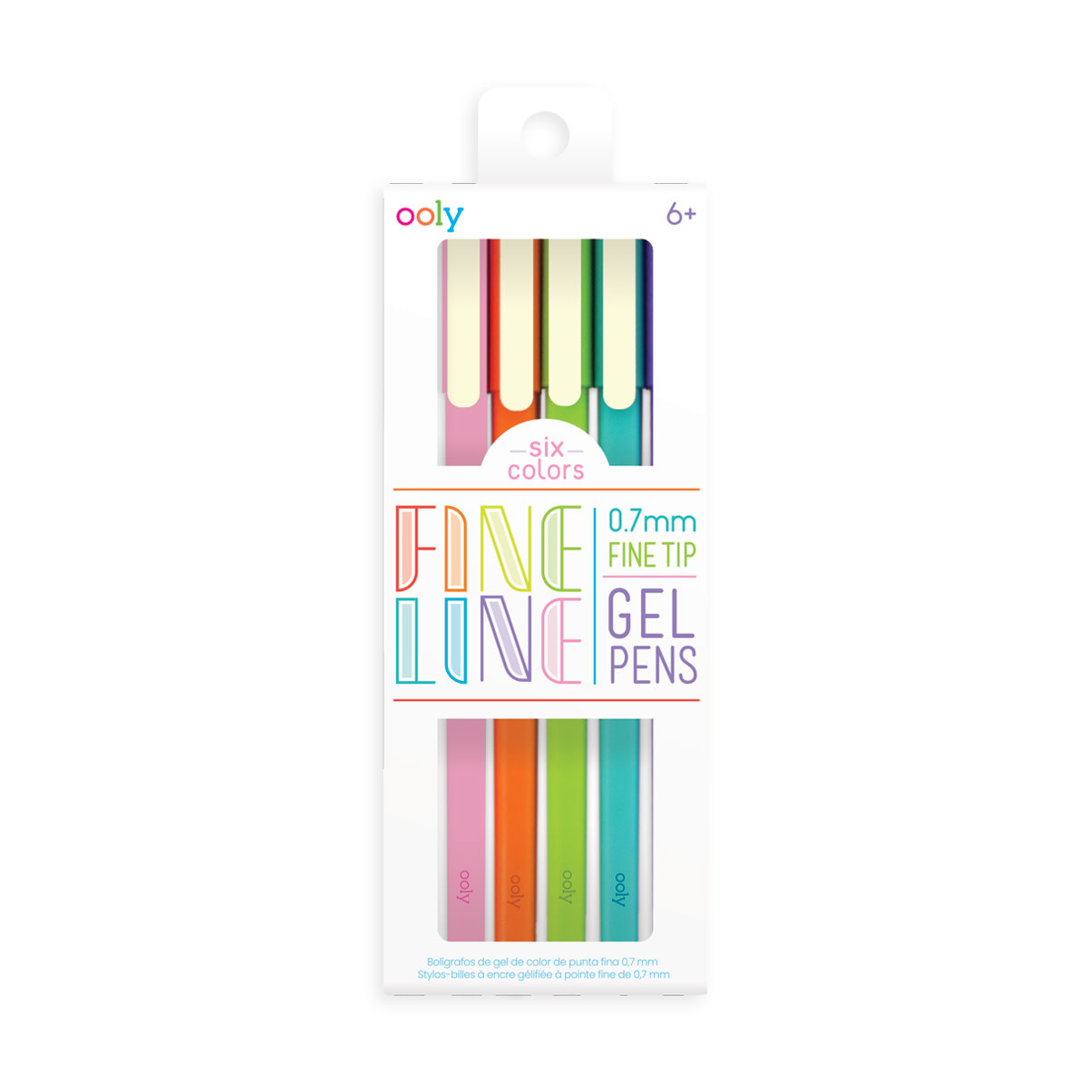 Ooly Fine Line Gel Pens (Set of 6)