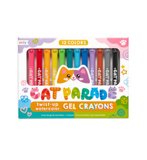 Ooly Cat Parade Watercolor Gel Crayons (Set of 12)