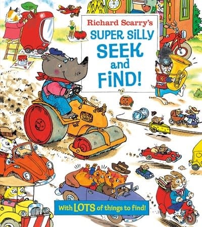 Golden Books Richard Scarry's Super Silly Seek and Find!