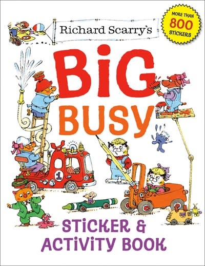 Golden Books Richard Scarry's Big Busy Sticker & Activity Book