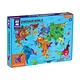 Mudpuppy Dinosaur World Geography Puzzle