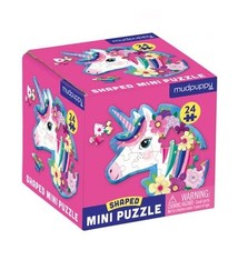 Mudpuppy Unicorn Magic 24 Piece Shaped Mini Puzzle