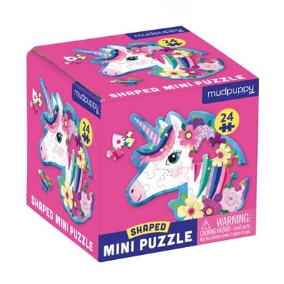 Mudpuppy Unicorn Magic 24 Piece Shaped Mini Puzzle