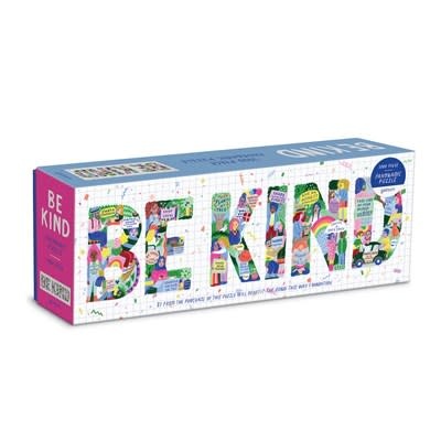 Galison Be Kind 1000 Piece Panoramic Puzzle