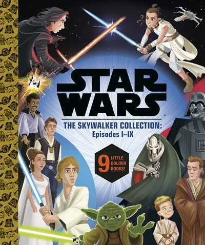 Golden Books Star Wars Episodes I - IX: a Little Golden Book Collection (Star Wars)
