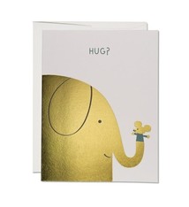 Elephant Hugs (Greeting Card)