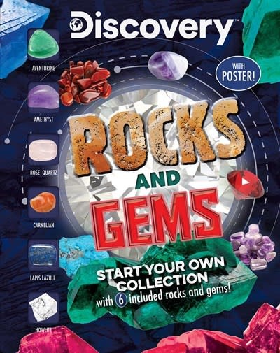 Silver Dolphin Books Discovery: Rocks and Gems (with Poster and 6 Included Rocks & Gems)