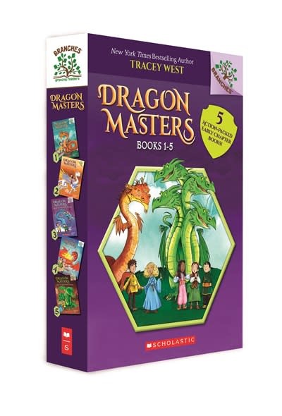 Scholastic Inc. Dragon Masters Boxed Set (#1-5)