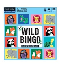 Mudpuppy Wild Bingo Magnetic Board Game