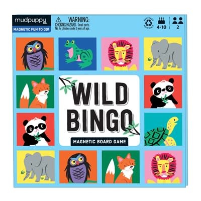 Mudpuppy Wild Bingo Magnetic Board Game