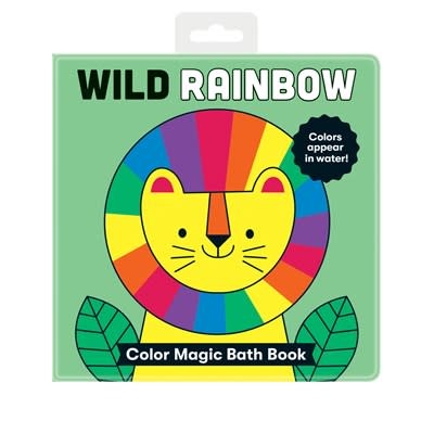 Mudpuppy Wild Rainbow Color Magic Bath Book